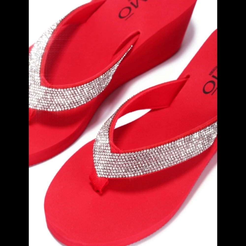 ‼️CLEARANCE PRICE FIRM‼️ALTER EGO WEDGES-RED❤ - Picture 3 of 8